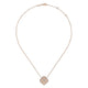 Gabriel & Co. NK4751K45JJ Vintage Inspired 14K Rose Gold Filigree Diamond Pendant Necklace