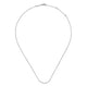 Gabriel & Co. NK4942W45JJ 14K White Gold Diamond Curved Bar Necklace
