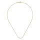Gabriel & Co. NK4942Y45JJ 14K Yellow Gold Diamond Curved Bar Necklace