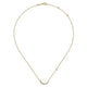 Gabriel & Co. NK5205Y45JJ 14K Yellow Gold Crescent Moon Diamond Pendant Necklace