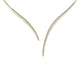 Gabriel & Co. NK5277Y45JJ Asymmetrical 14K Yellow Gold Open Diamond Collar Necklace