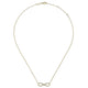 Gabriel & Co. NK5290Y45JJ 14K Yellow Gold Diamond Infinity Symbol Pendant Necklace
