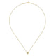 Gabriel & Co. NK5405Y45JJ 14K Yellow Gold Bezel Set Floral Diamond Pendant Necklace