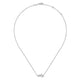 Gabriel & Co. NK5736W45JJ 14K White Gold Diamond Infinity Heart Pendant Necklace