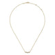 Gabriel & Co. NK5989Y45JJ 14K Yellow Gold Curved Pavé Diamond Bar Necklace