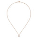 Gabriel & Co. NK6082K45JJ 14K Rose Gold Diamond Clover Pendant Necklace