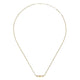 Gabriel & Co. NK6116Y4JJJ 14K Yellow Gold Graduated Pyramid Bar Necklace