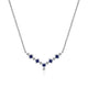 Gabriel & Co. NK6136W45SA 14K White Gold Diamond Chevron Necklace