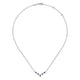 Gabriel & Co. NK6136W45SA 14K White Gold Diamond Chevron Necklace