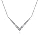 Gabriel & Co. NK6188W45JJ 14K White Gold Diamond Chevron Necklace