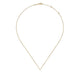 Gabriel & Co. NK6357Y45JJ 14K Yellow Gold Teardrop Diamond Pavé Pendant Necklace with Beaded Frame