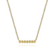Gabriel & Co. NK6396Y4JJJ 14K Yellow Gold Bujukan Beaded Bar Necklace