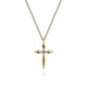Gabriel & Co. NK6408Y45JJ 14K Yellow Gold Diamond Cross Pendant Necklace