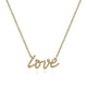 Gabriel & Co. NK6479Y4JJJ 14K Yellow Gold Love Necklace