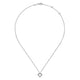 Gabriel & Co. NK6489W45JJ 14K White Gold Diamond Heart Pendant Necklace