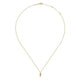 14K Yellow Gold Angel Wings Pendant Necklace