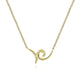 Gabriel & Co. NK6530Y4JJJ 14K Yellow Gold Swirl Pendant Necklace