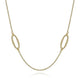 Gabriel & Co. NK6546Y4JJJ 32 inch 14K Yellow Gold Bujukan Bead Oval Station Necklace