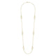 Gabriel & Co. NK6546Y4JJJ 32 inch 14K Yellow Gold Bujukan Bead Oval Station Necklace