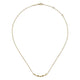 Gabriel & Co. NK6552Y4JJJ 14K Yellow Gold Beaded Curved Bar Necklace