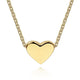 Gabriel & Co. NK6605Y4JJJ 14K Yellow Gold Solid Heart Pendant Necklace