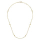 Gabriel & Co. NK6701Y4JJJ 17.5 Inch 14K Yellow Gold Bujukan Bead Station Necklace
