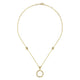 Gabriel & Co. NK6716Y4JJJ 14K Yellow Gold Twisted Circle Pendant Necklace