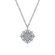 Gabriel & Co. NK6738W45JJ 14K White Gold Diamond Snowflake Pendant Necklace