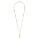 Gabriel & Co. NK6844-32Y4JJJ 32 inch 14K Yellow Gold ID Pendant Hollow Chain Necklace