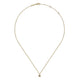 Gabriel & Co. NK6872Y45JJ 14K Yellow Gold Round Diamond Pendant Necklace