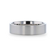 SOLAR Flat Profile Brushed Finish Men's Titanium Wedding Band - 6mm & 8mm
