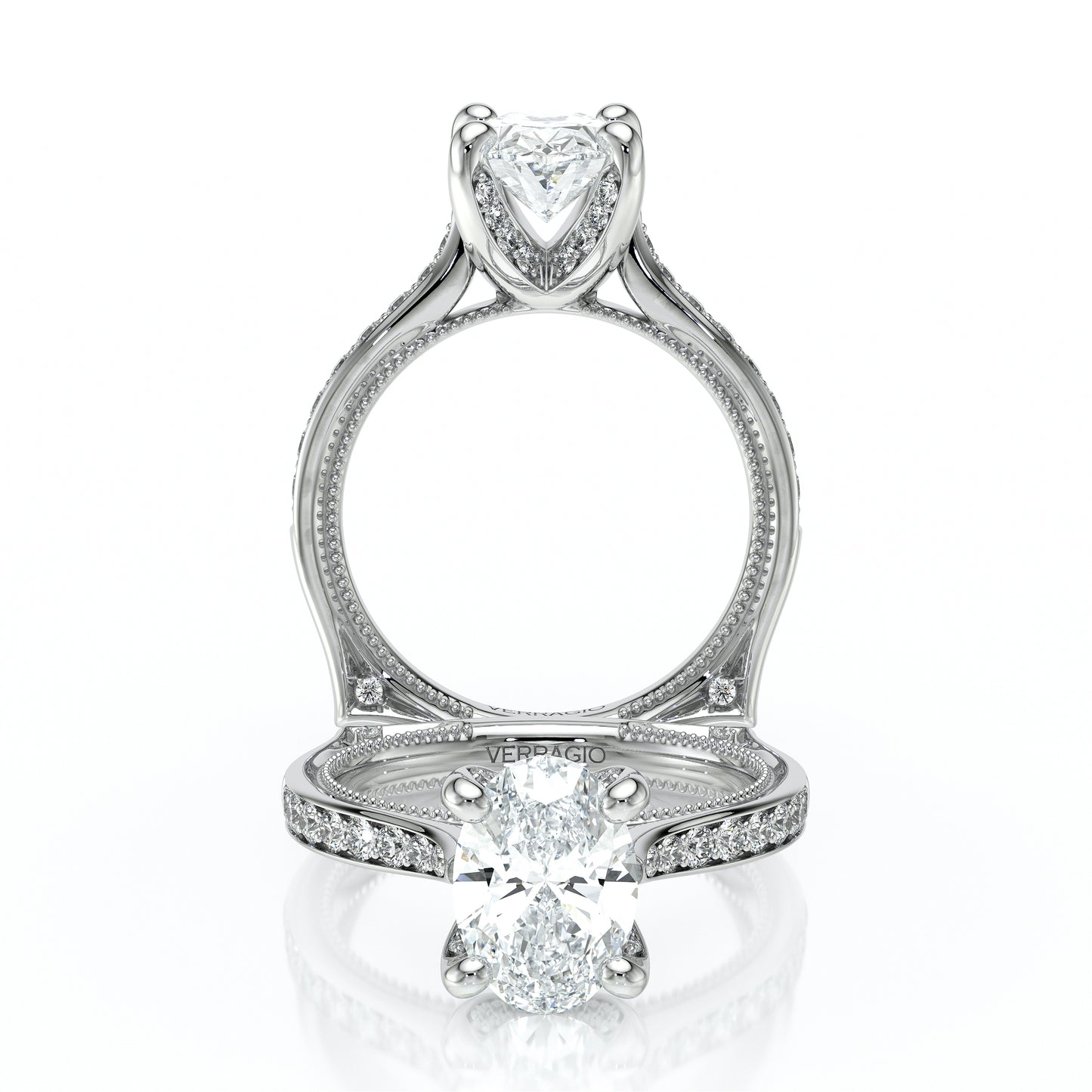 Verragio Halo Oval Engagement Ring
