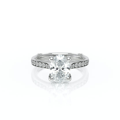 Verragio Halo Oval Engagement Ring