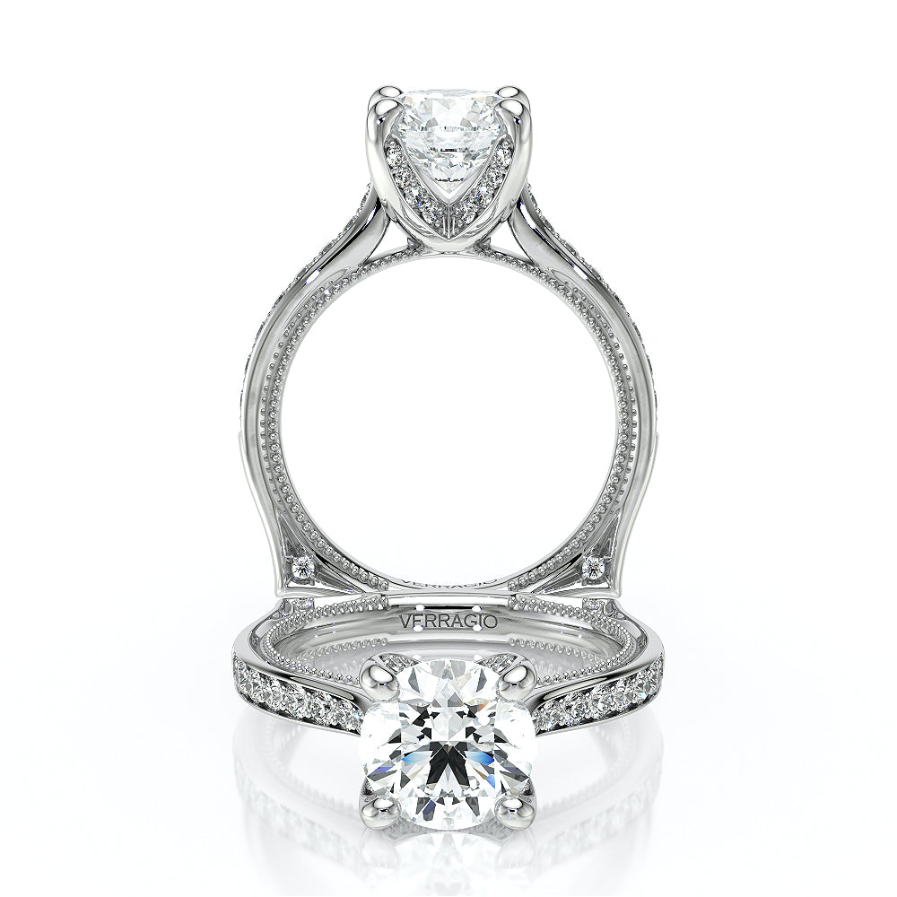 Verragio Halo Round Engagement Ring