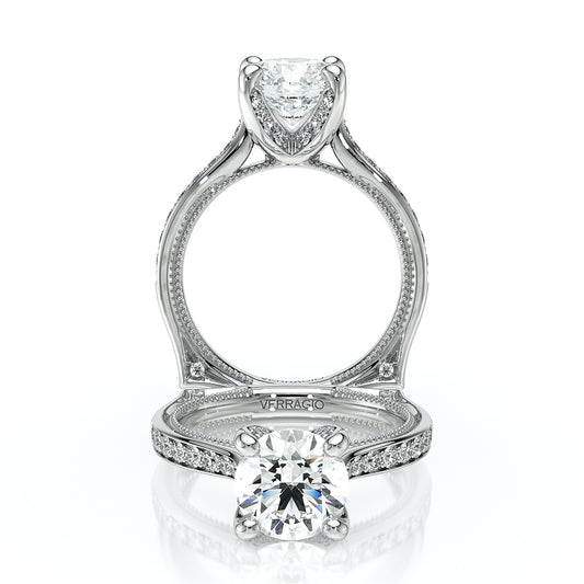 Verragio Halo Round Engagement Ring
