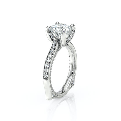 Verragio Halo Round Engagement Ring