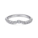 18K White Gold Diamond Matching Wedding Band