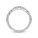 18K White Gold Diamond Matching Wedding Band