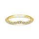 18K Yellow Gold Diamond Matching Wedding Band
