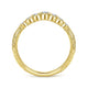 18K Yellow Gold Diamond Matching Wedding Band