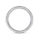 18K White Gold  Matching Wedding Band