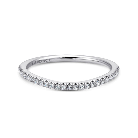 18K White Gold  Matching Wedding Band