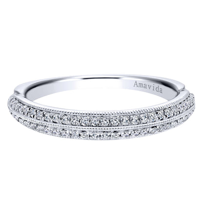 18K White Gold   Matching Wedding Band