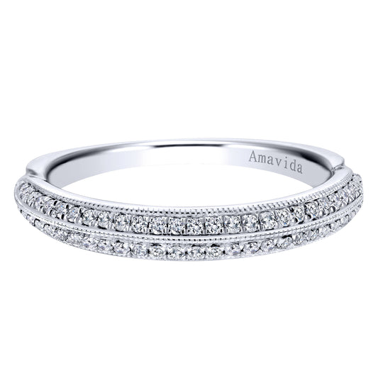18K White Gold   Matching Wedding Band