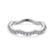 18K White Gold Matching Wedding Band