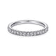 18K White Gold Matching Wedding Band