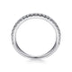 18K White Gold Matching Wedding Band