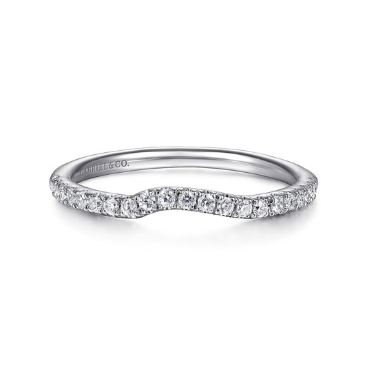 18K White Gold  Matching Wedding Band
