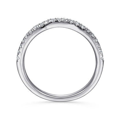 18K White Gold  Matching Wedding Band
