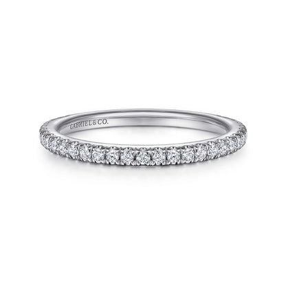 18K White Gold  Matching Wedding Band